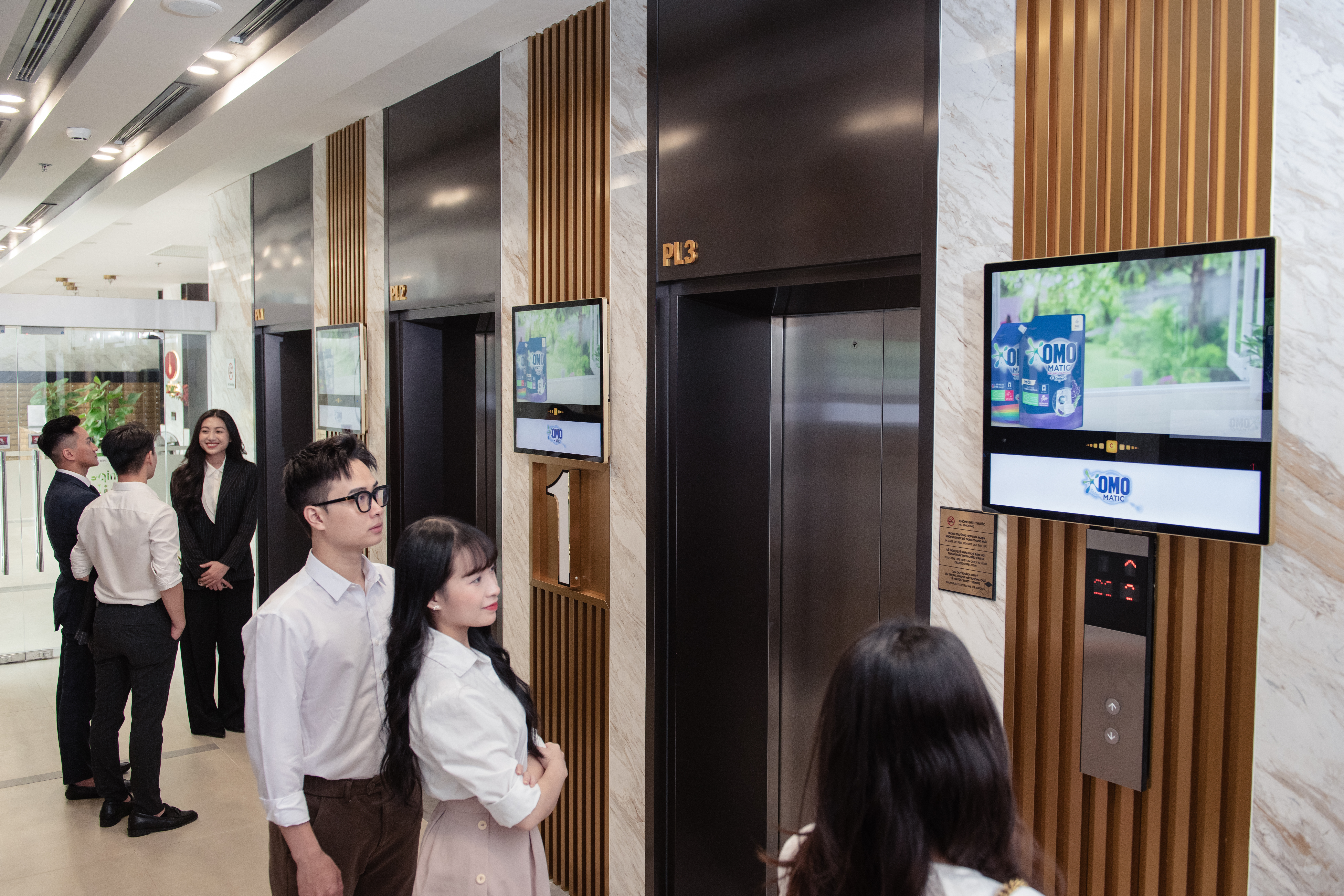Hệ thống kênh truyền thông của Chicilon Media tại các tòa nhà trung và cao cấp